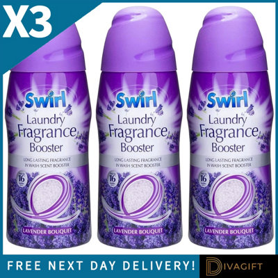 SuperGift.com 3 X Swirl Laundry Fragrance Booster Lavender 350G Scent Booster Beads For Long-Lasting Fresh LaundryClothesBedding & Towels from B&Q