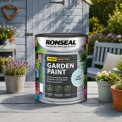 SuperGift.com Ronseal Garden Paint Cool Breeze 750Ml from B&Q