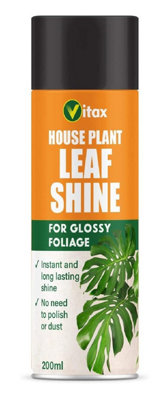 B&Q -  Vitax House Plant Leaf Shine Liquid 200Ml Indoor Plant Leaf Care Treatment For HouseplantsFoliage Enhancement & Plant Maintenanc
