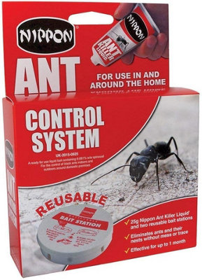 SuperGift.com Vitax Nippon Ant Control System 25G Ready-To-Use Ant Control Treatment For HomeGardenPatiosPathways & Household Pest Managem from B&Q