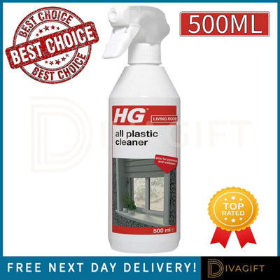 SuperGift.com Hg All Plastic Cleaner Spray For Indoor & Outdoor Plastic Surfaces 500Ml from B&Q