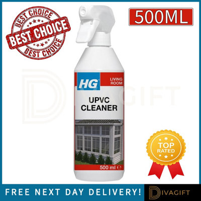 SuperGift.com Hg Upvc Powerful Cleaner Spray For WindowsDoors & Exterior Plastic Surfaces 500Ml from B&Q