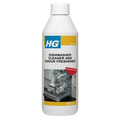 B&Q -  Hg Dishwasher Cleaner & Odour Freshener Appliance Maintenance Liquid 500Ml