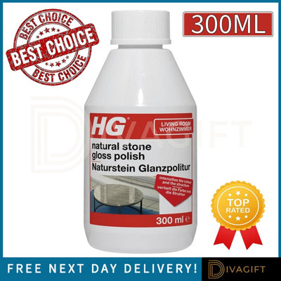 SuperGift.com Hg Natural Stone Gloss Polish Protective Shine Restorer For Stone Floors 500Ml from B&Q