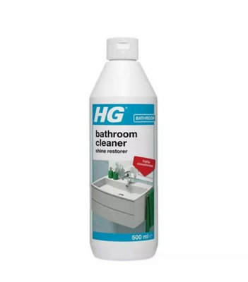 SuperGift.com Hg Bathroom Cleaner & Shine Restorer Liquid For BathsTiles & Bathroom Surfaces 500Ml from B&Q