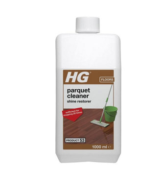 SuperGift.com Hg Parquet Cleaner & Shine Restorer Wood Floor Care Liquid 1L from B&Q
