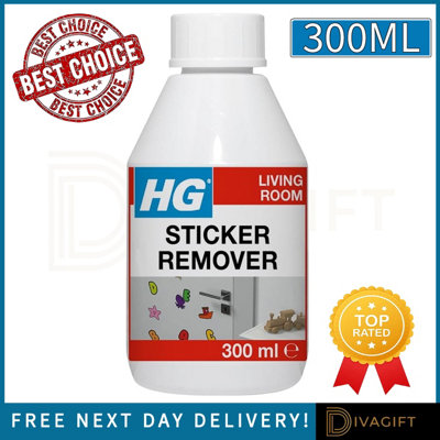 SuperGift.com Hg Sticker Remover Liquid AdhesiveLabel & Glue Residue Remover 300Ml from B&Q