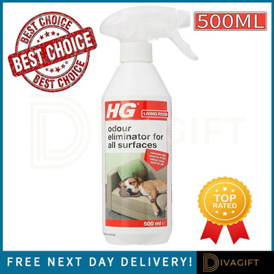 SuperGift.com Hg Odour Eliminator Spray For All Surfaces Household Odour Neutraliser Cleaner 500Ml from B&Q