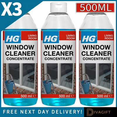 SuperGift.com 3X Hg Window Cleaner Concentrate Streak-Free Glass & Window Cleaning Solution 500Ml from B&Q