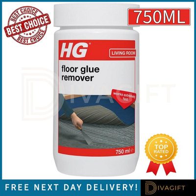 SuperGift.com Hg Floor Glue Remover Liquid Adhesive Residue & Flooring Preparation Cleaner 750Ml from B&Q