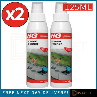 SuperGift.com 2X Hg Screen Cleaner Spray Streak-Free TvMonitor & Device Screen Cleaner 125Ml from B&Q