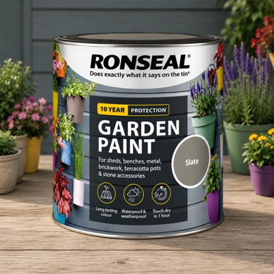 SuperGift.com Ronseal Garden Paint Slate 750Ml from B&Q