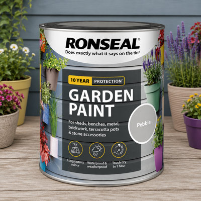 SuperGift.com Ronseal Garden Paint Pebble 750Ml from B&Q