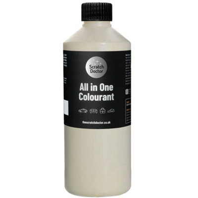 The Scratch Doctor Scratch Doctor All In One Leather ColourantLeather DyeLeather Paint 1000Ml Cream from B&Q