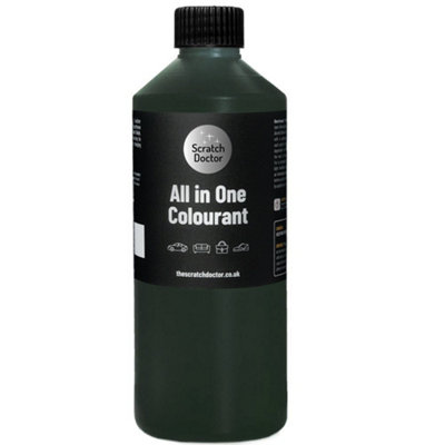The Scratch Doctor Scratch Doctor All In One Leather ColourantLeather DyeLeather Paint 1000Ml Dark Green from B&Q