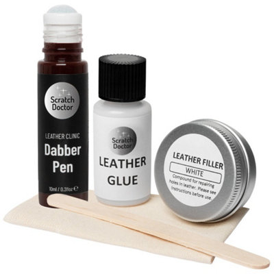 The Scratch Doctor Scratch Doctor Compact Leather Repair Kit For Small RepairsRipsTears And Holes Maroon from B&Q