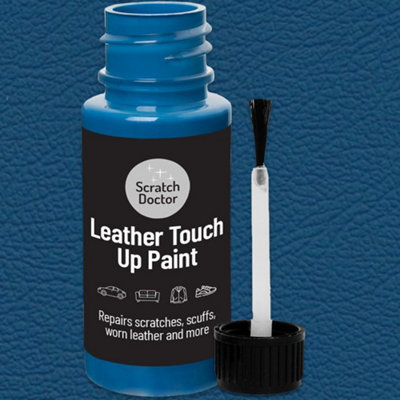 B&Q -  Leather Touch Up Paint Leather DyeLeather Paint With Brush 15Ml Blue