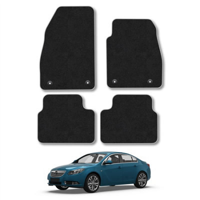 Car Mat Co Vauxhall Insignia 2008-2013 Car Mats Grey Trim Carpet Tailored Fit Easy Clean from B&Q