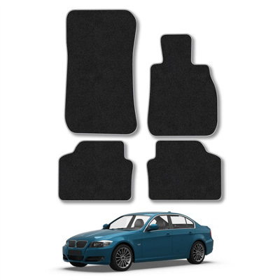 Car Mat Co Bmw 3 Series 2005-2013 (E90/e91) Car Mats Grey Trim Carpet Tailored  Easy Clean