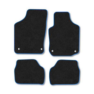 Car Mat Co Vauxhall Corsa C 2000-2006 Car Mats Blue Trim Carpet Tailored Fit Easy Clean from B&Q