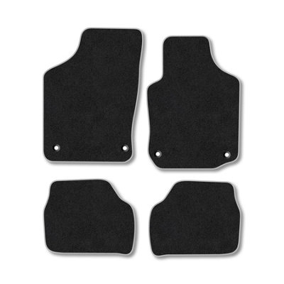 Car Mat Co Vauxhall Corsa C 2000-2006 Car Mats Grey Trim Carpet Tailored Fit Easy Clean from B&Q