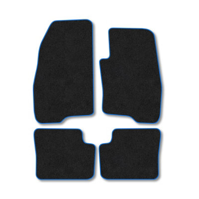 Car Mat Co Fiat Grande Punto 2006-2012 Car Mats Blue Trim Carpet Tailored Fit Easy Clean from B&Q