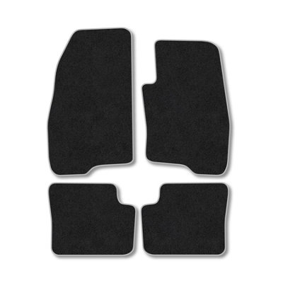 Car Mat Co Fiat Grande Punto 2006-2012 Car Mats Grey Trim Carpet Tailored Fit Easy Clean from B&Q