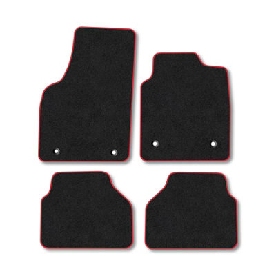 Car Mat Co Vauxhall Meriva A 2003-2010 Car Mats Red Trim Carpet Tailored Fit Easy Clean from B&Q