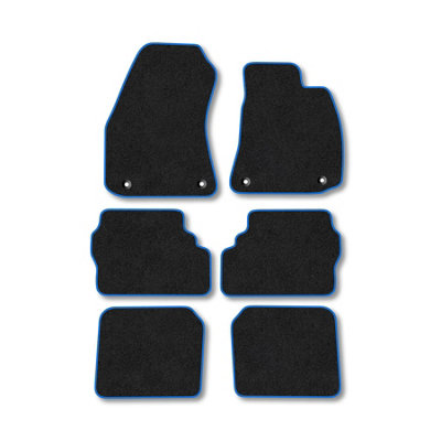 Car Mat Co Vauxhall Zafira A 1998-2005 Car Mats Blue Trim Carpet Tailored Fit Easy Clean from B&Q