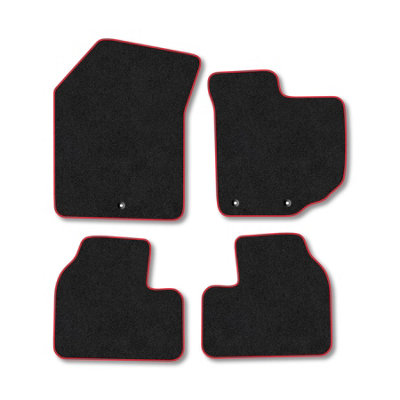 Car Mat Co Suzuki Swift 2005-2010 Car Mats Red Trim Carpet Tailored  Easy Clean Clips from B&Q
