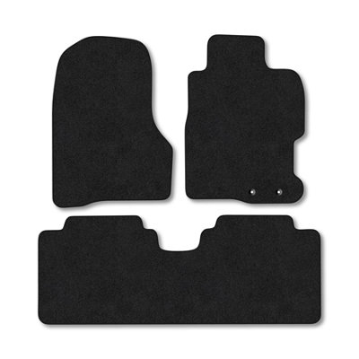 Car Mat Co Honda Civic 2001-2005 (5 Door) Car Mats Black Carpet Tailored Fit Easy Clean from B&Q