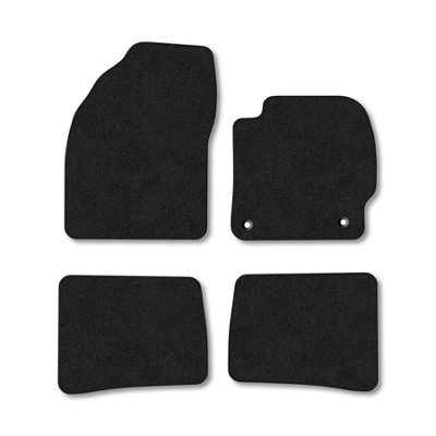 Car Mat Co Toyota Prius (2012-2016) Car Mats Black Carpet Tailored Fit Easy Clean With Clip from B&Q