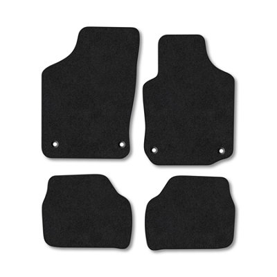 Car Mat Co Vauxhall Corsa C 2000-2006 Car Mats Black Carpet Tailored  Easy Clean Clips from B&Q