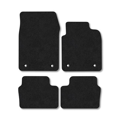 Car Mat Co Vauxhall Signum 2003-2008 Car Mats Black Carpet Tailored  Easy Clean Clips from B&Q