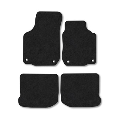 Car Mat Co Vw Golf Mk4 (1997-2004) Car Mats Black Carpet Tailored Fit Easy Clean With Clips from B&Q