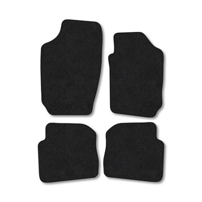 Car Mat Co Skoda Fabia (2000-2007) Car Mats Black Carpet Tailored Fit Easy Clean from B&Q