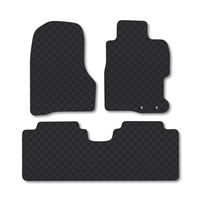 Car Mat Co Honda Civic (2001-2005) (5 Door) Rubber Car Mats Heavy-Duty Tailored Fit from B&Q