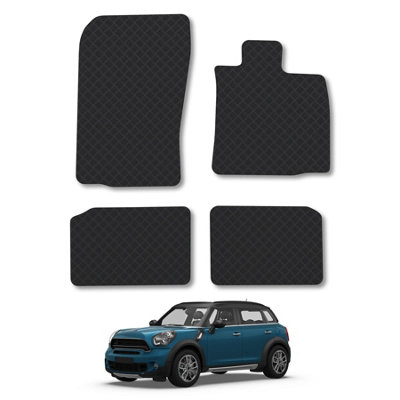 Car Mat Co Mini Countryman (2010-2016) (R60) Rubber Car Mats Heavy-Duty Tailored Fit from B&Q
