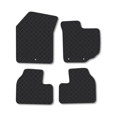 Car Mat Co Suzuki Swift (2005-2010) Rubber Car Mats Heavy-Duty Tailored Fit With Clips from B&Q