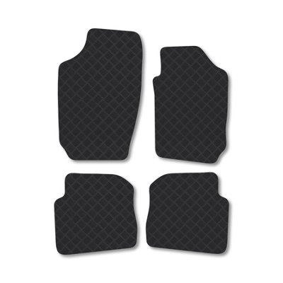 Car Mat Co Skoda Fabia (2000-2007) Rubber Car Mats Heavy-Duty Tailored Fit from B&Q