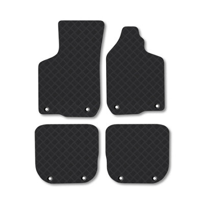 Car Mat Co Audi A3 (1996-2003) Rubber Car Mats Heavy-Duty Tailored Fit Waterproof Durable from B&Q