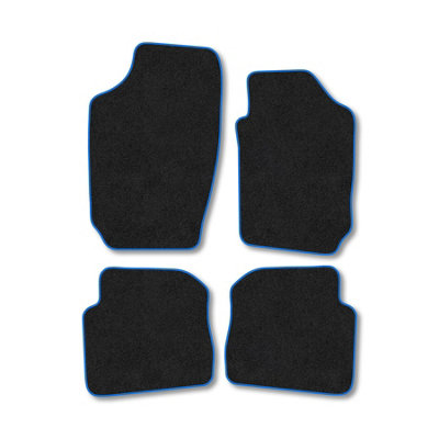 Car Mat Co Skoda Fabia 2000-2007 Car Mats Blue Trim Carpet Tailored  Easy Clean Clips from B&Q