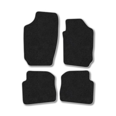 Car Mat Co Skoda Fabia 2000-2007 Car Mats Grey Trim Carpet Tailored  Easy Clean Clips from B&Q