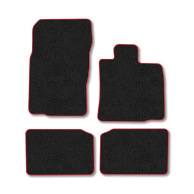 Car Mat Co Mini Paceman 2013-2016 (R61) Car Mats Red Trim Carpet Tailored Fit Easy Clean from B&Q