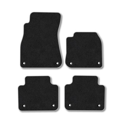 Car Mat Co Vw Touareg (2018+) Car Mats Grey Trim Carpet Tailored Fit Easy Clean With Clips from B&Q