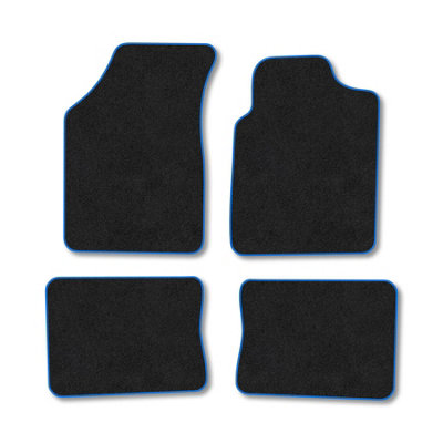 Car Mat Co Renault Clio 1998-2005 Car Mats Blue Trim Carpet Tailored  Easy Clean Clips from B&Q