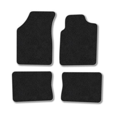 Car Mat Co Renault Clio 1998-2005 Car Mats Grey Trim Carpet Tailored  Easy Clean Clips from B&Q