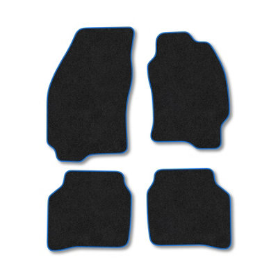 Car Mat Co Ford Mondeo 2001-2007 Car Mats Blue Trim Carpet Tailored  Easy Clean Clips from B&Q