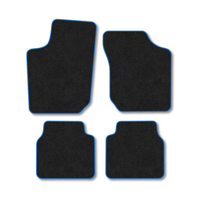 Car Mat Co Vauxhall Corsa B 1994-2001 Car Mats Blue Trim Carpet Tailored Fit Easy Clean from B&Q