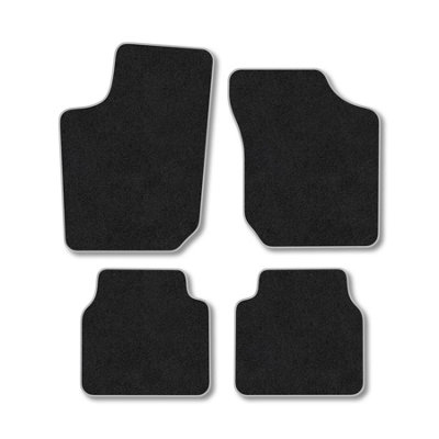 Car Mat Co Vauxhall Corsa B 1994-2001 Car Mats Grey Trim Carpet Tailored Fit Easy Clean from B&Q